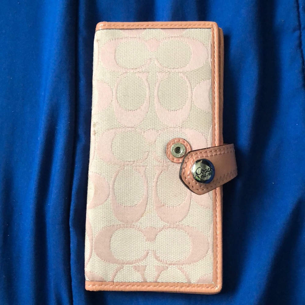 Pink Coach Wallet